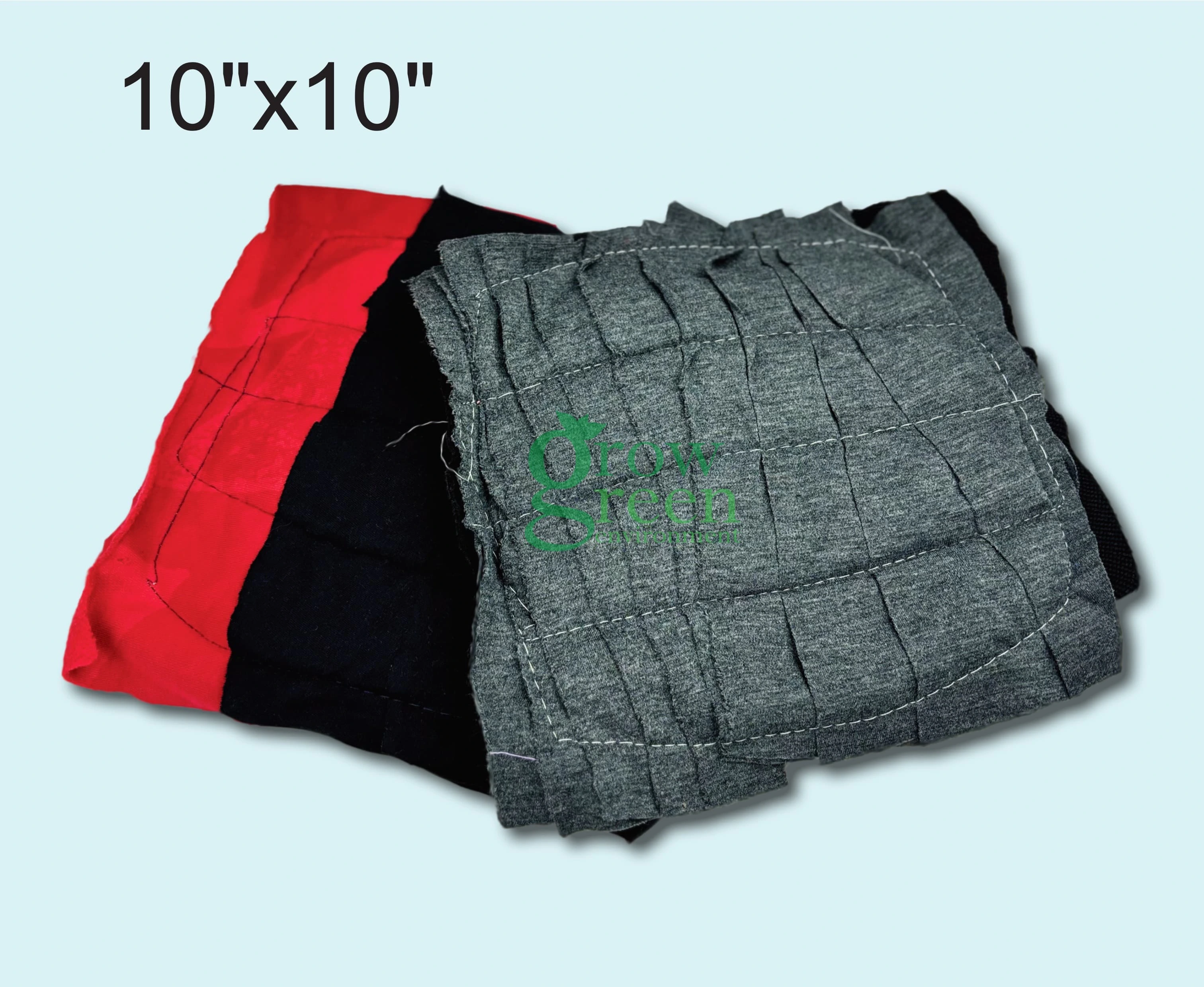 ผ้าเย็บวนสี 10x10